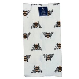 3/$25 🍄 Bumblebee Kitchen Towel 100% Cotton NWT